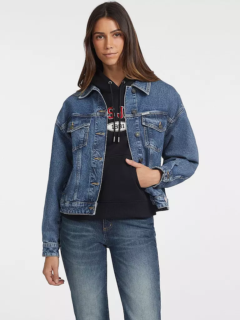 GUESS | Jeansjacke | dunkelblau
