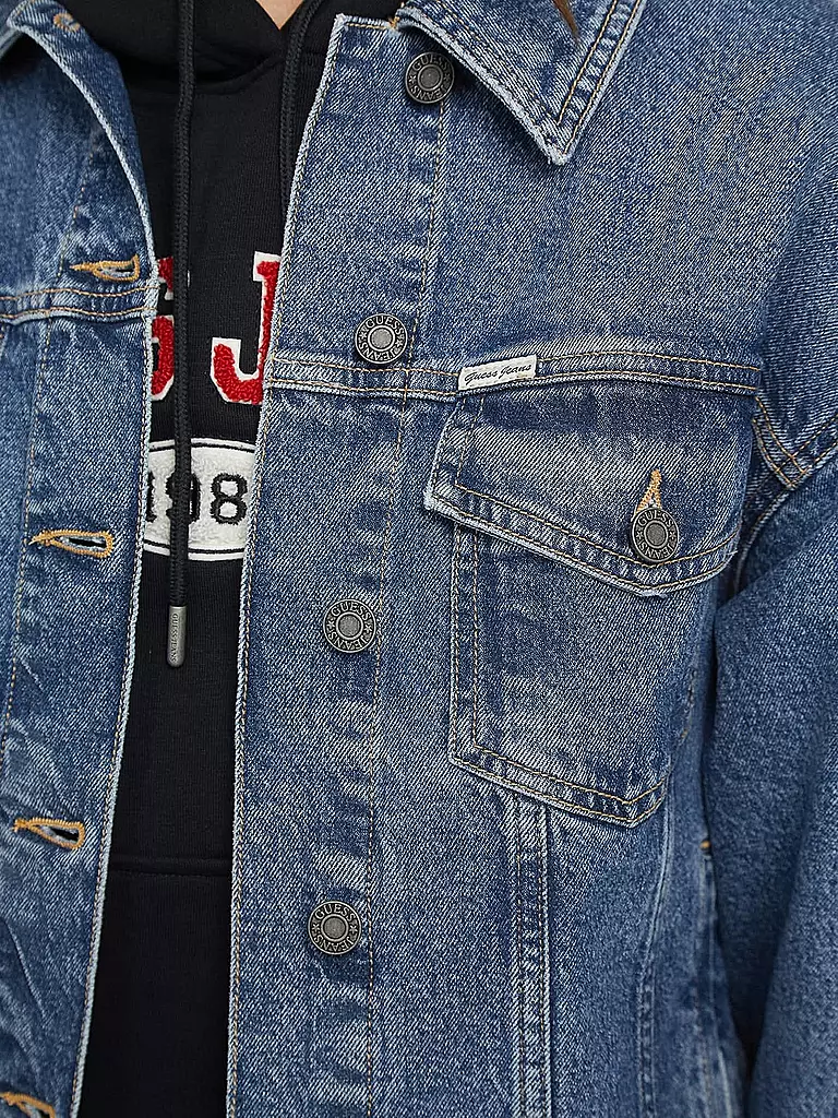GUESS | Jeansjacke | dunkelblau