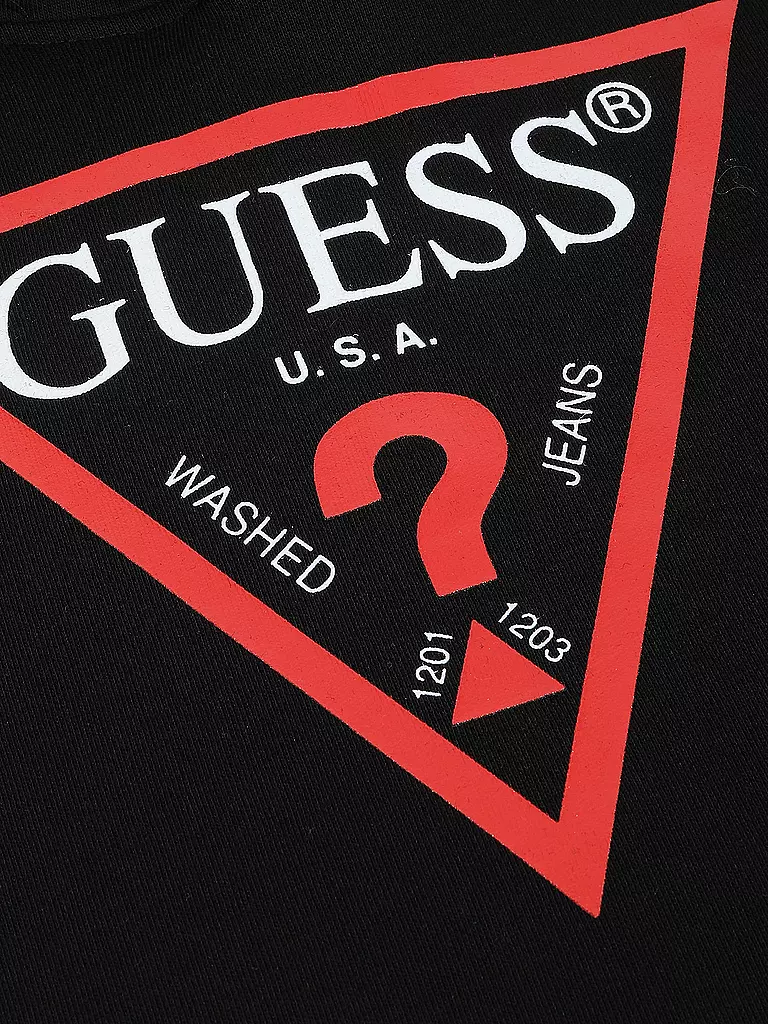 GUESS | Jungen Kapuzensweater - Hoodie | schwarz