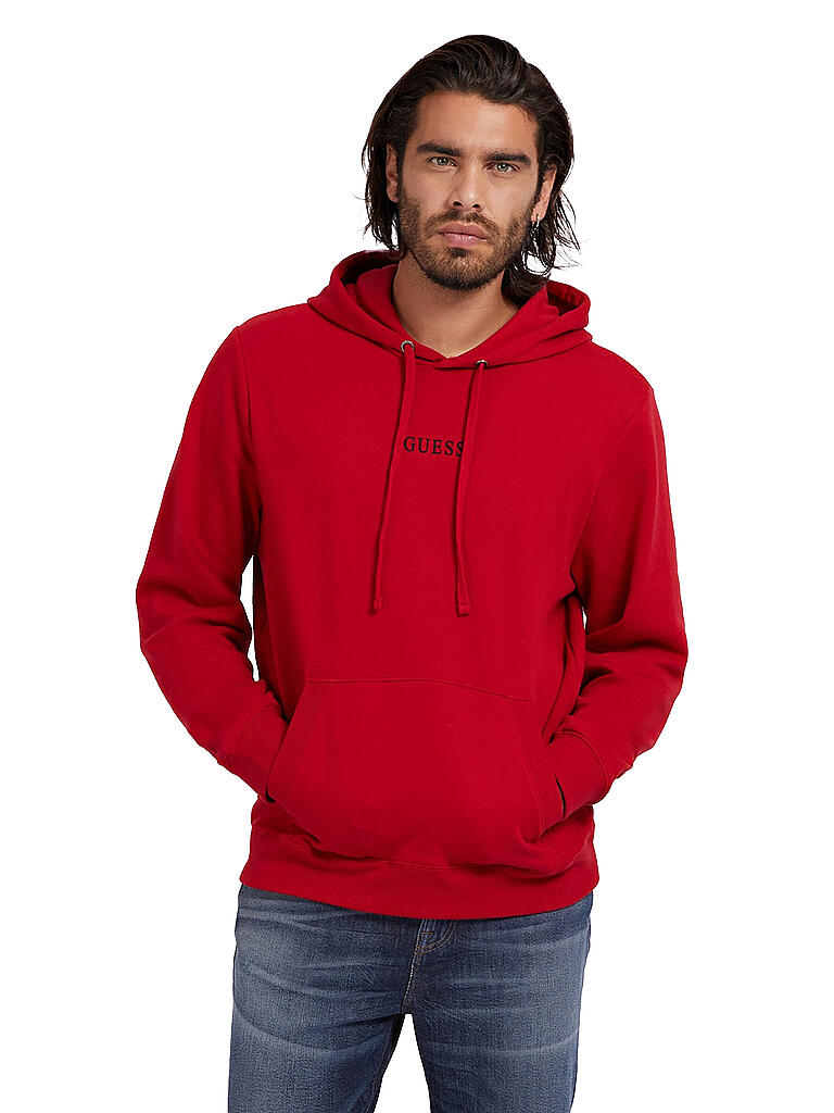 GUESS Kapuzensweater - Hoodie ROY rot