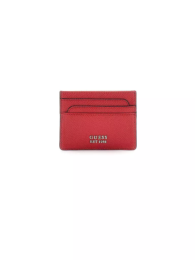 GUESS | Kartenetui LAUREL | rot