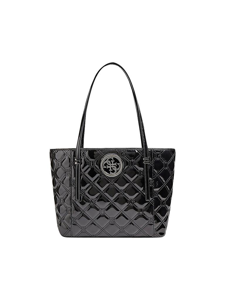 GUESS | Lacktasche - Shopper "Open Road" | schwarz