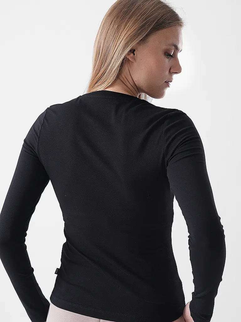 GUESS | Langarmshirt  | schwarz