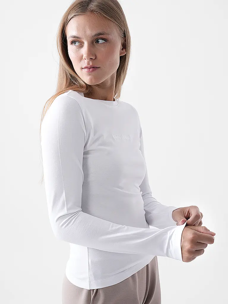 GUESS | Langarmshirt  | weiss