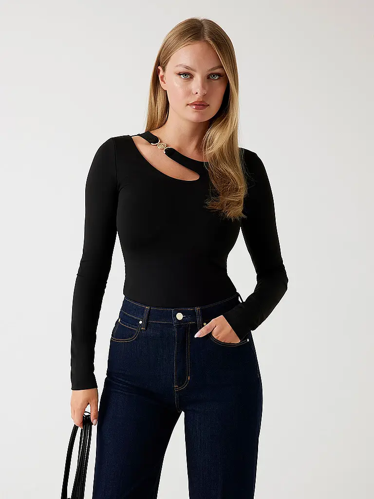 GUESS | Langarmshirt  | schwarz