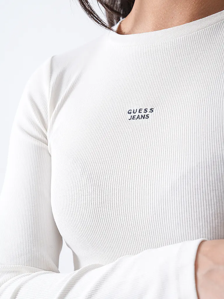 GUESS | Langarmshirt  | creme