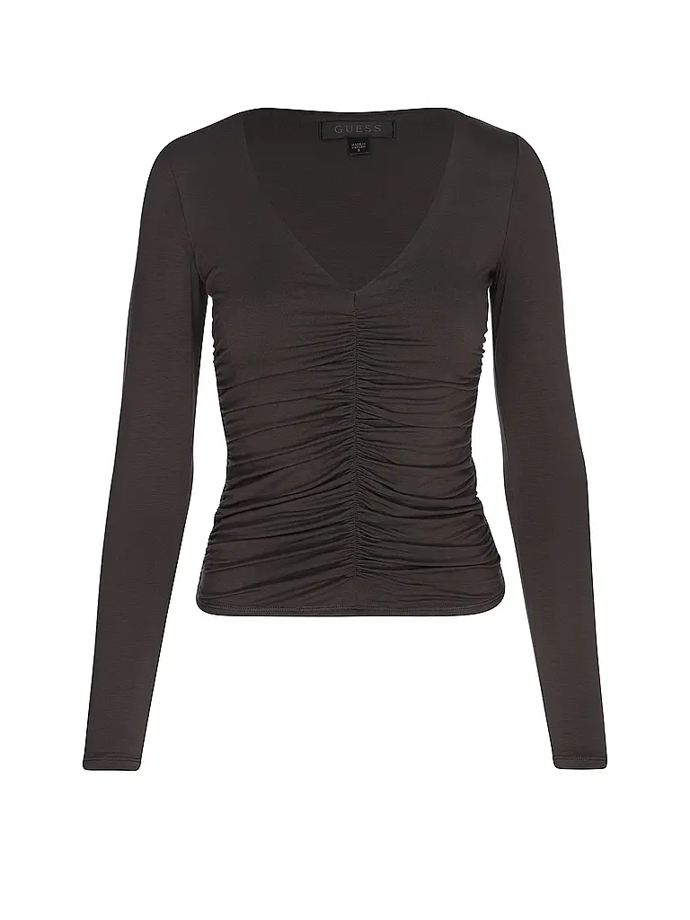 GUESS | Langarmshirt AYLEEN | braun