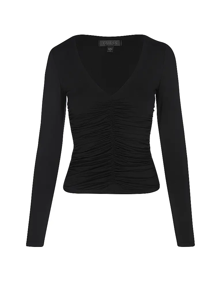 GUESS | Langarmshirt AYLEEN | schwarz