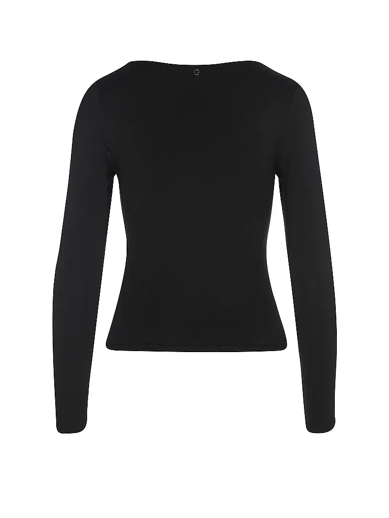 GUESS | Langarmshirt AYLEEN | schwarz