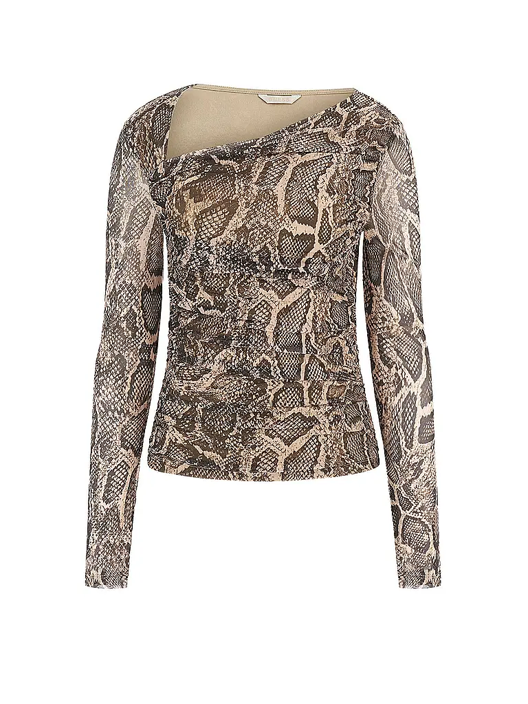 GUESS | Langarmshirt BERNARDETTE | braun
