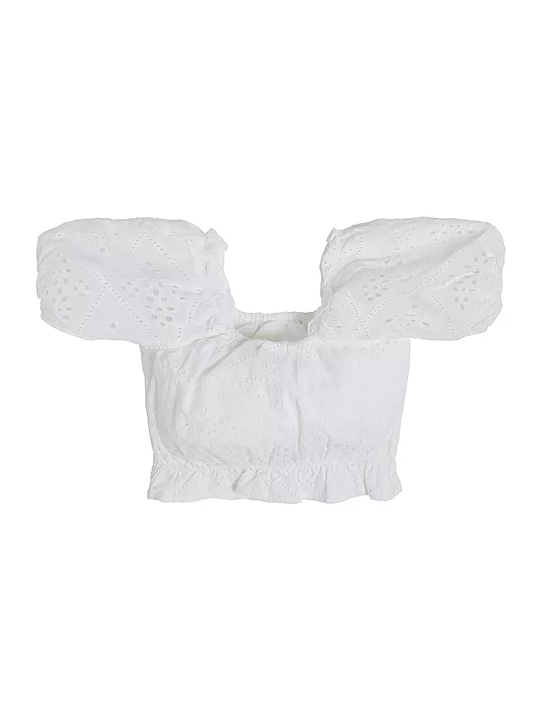 GUESS | Mädchen Bluse Cropped Fit | weiss