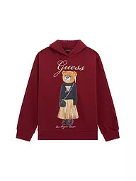 GUESS | Mädchen Kapuzensweater - Hoodie  | dunkelrot