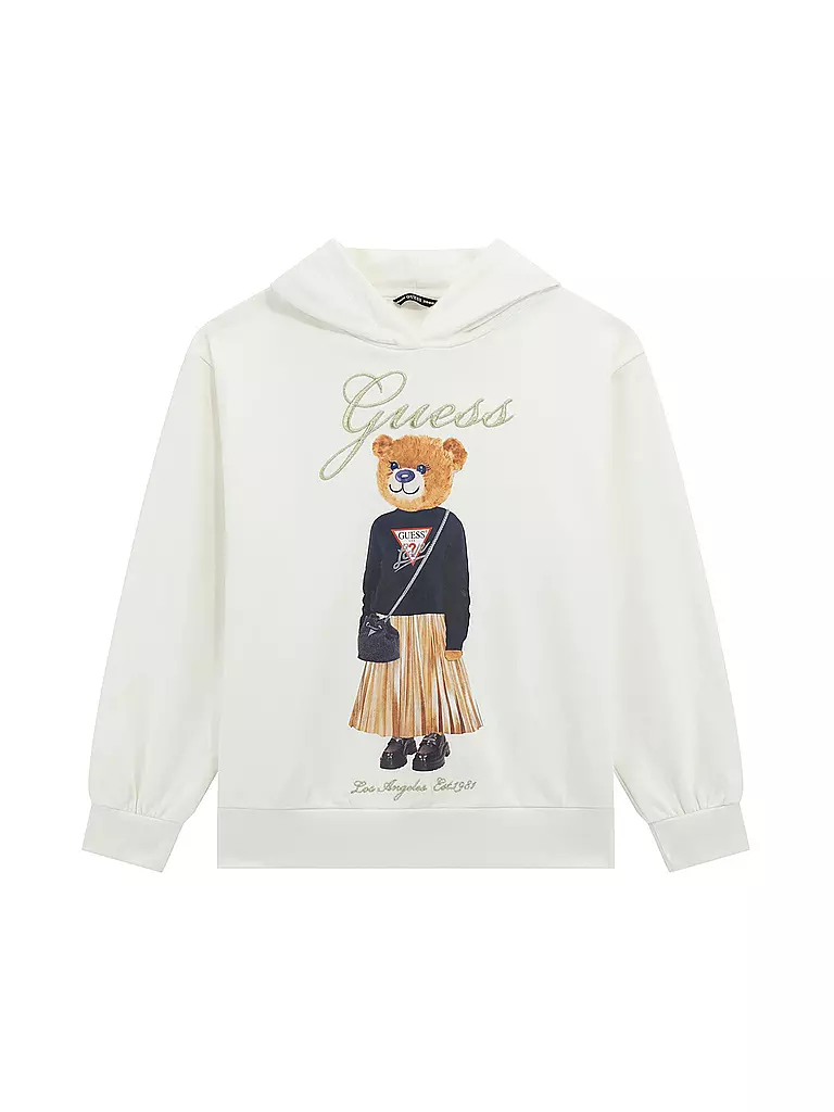 GUESS | Mädchen Kapuzensweater - Hoodie  | creme