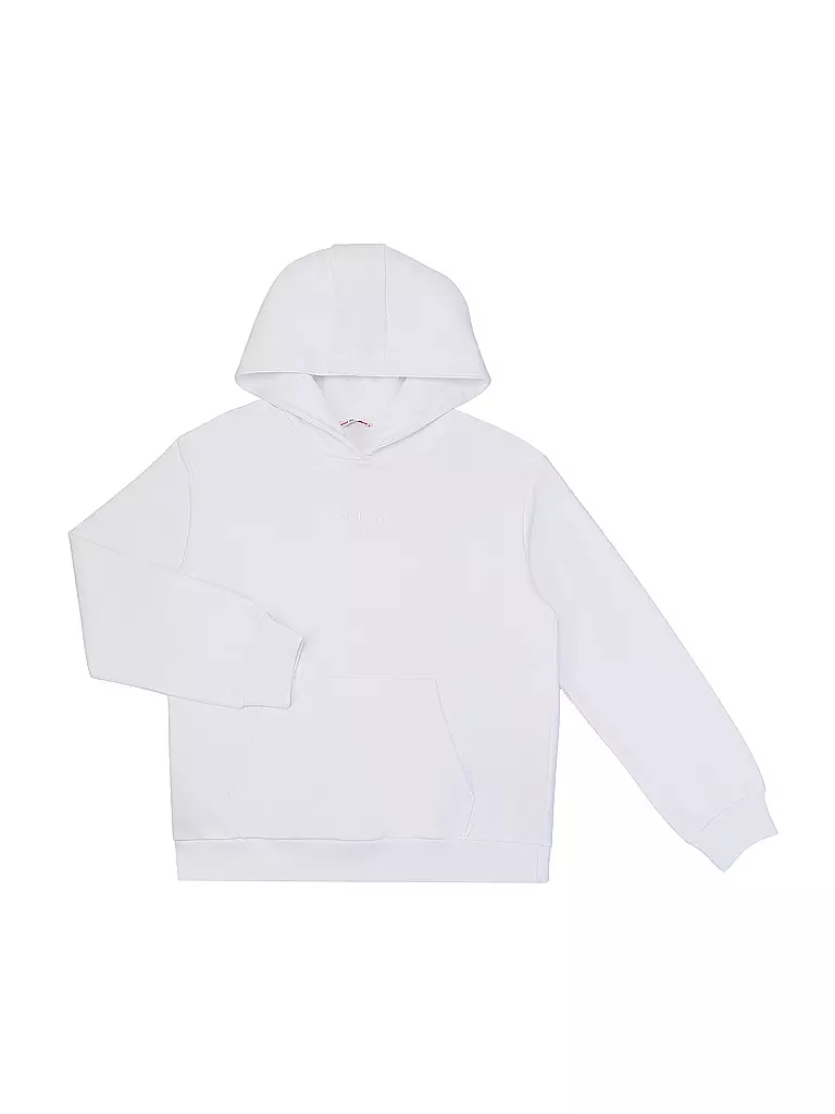 GUESS | Mädchen Kapuzensweater - Hoodie  | weiss