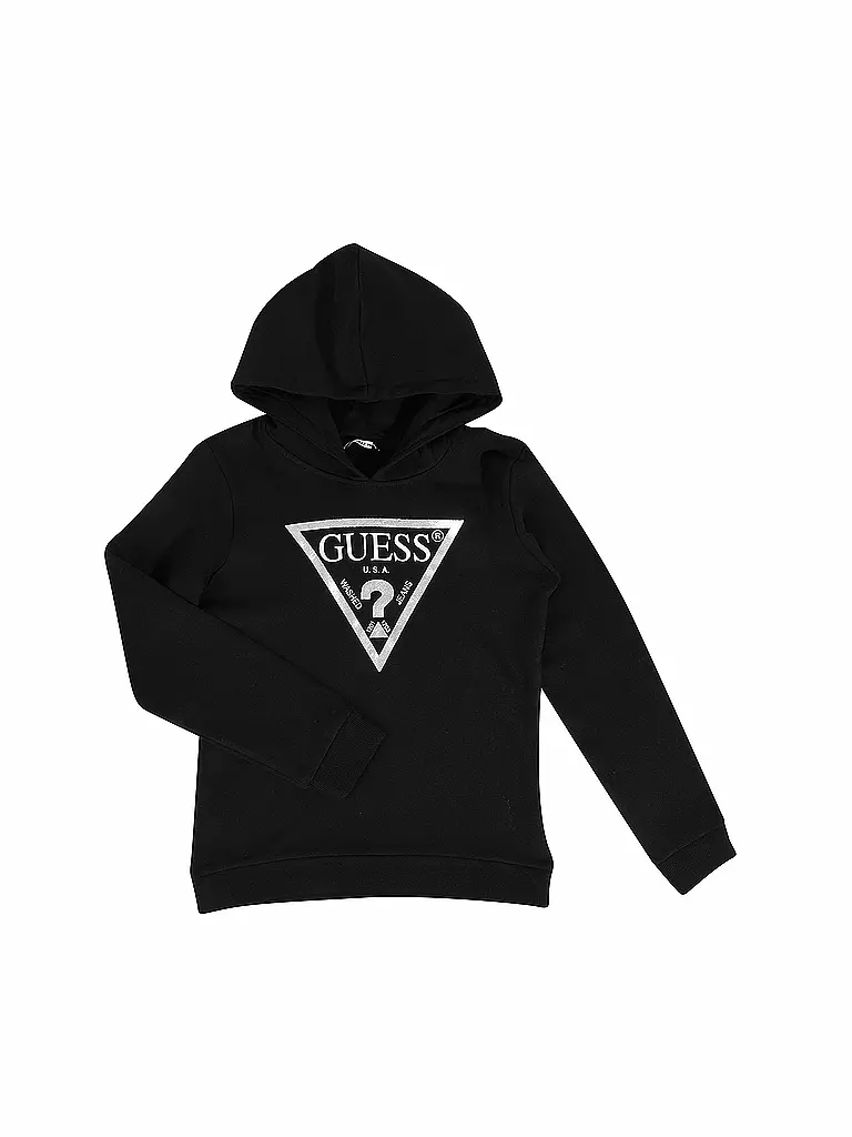 GUESS | Mädchen Kapuzensweater - Hoodie | schwarz