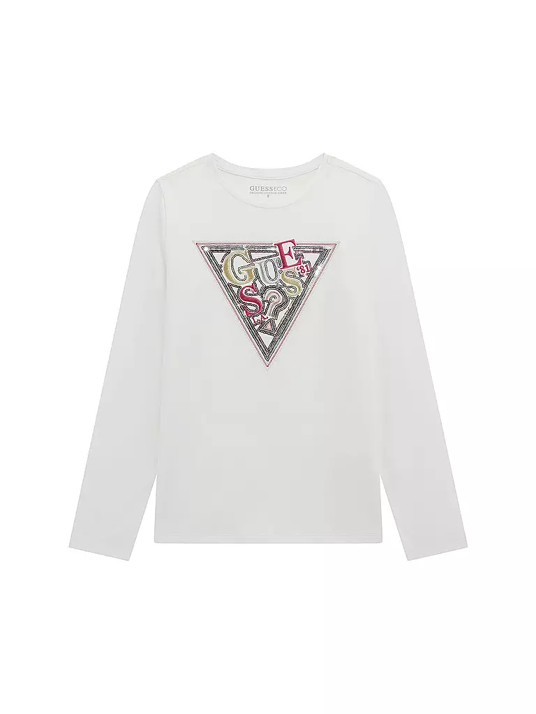 GUESS | Mädchen Langarmshirt  | weiss