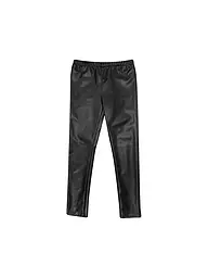 GUESS | Mädchen Leggings in Lederoptik  | schwarz
