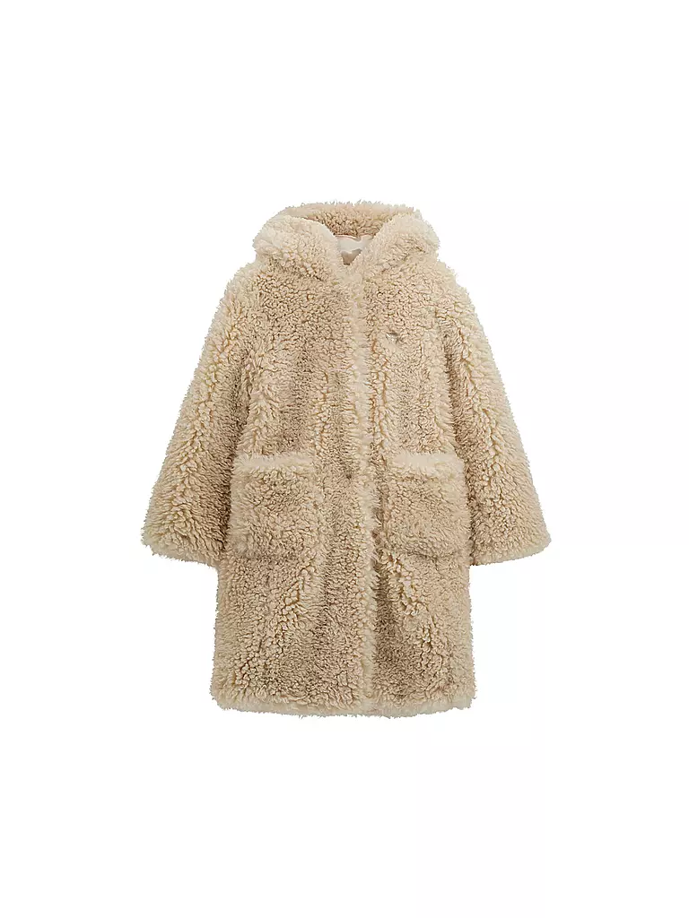 GUESS | Mädchen Mantel in Felloptik  | creme