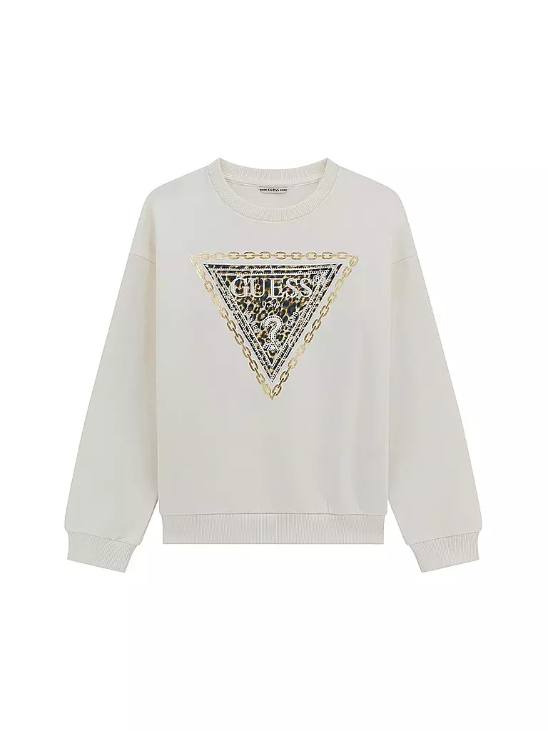 GUESS | Mädchen Sweater  | Creme
