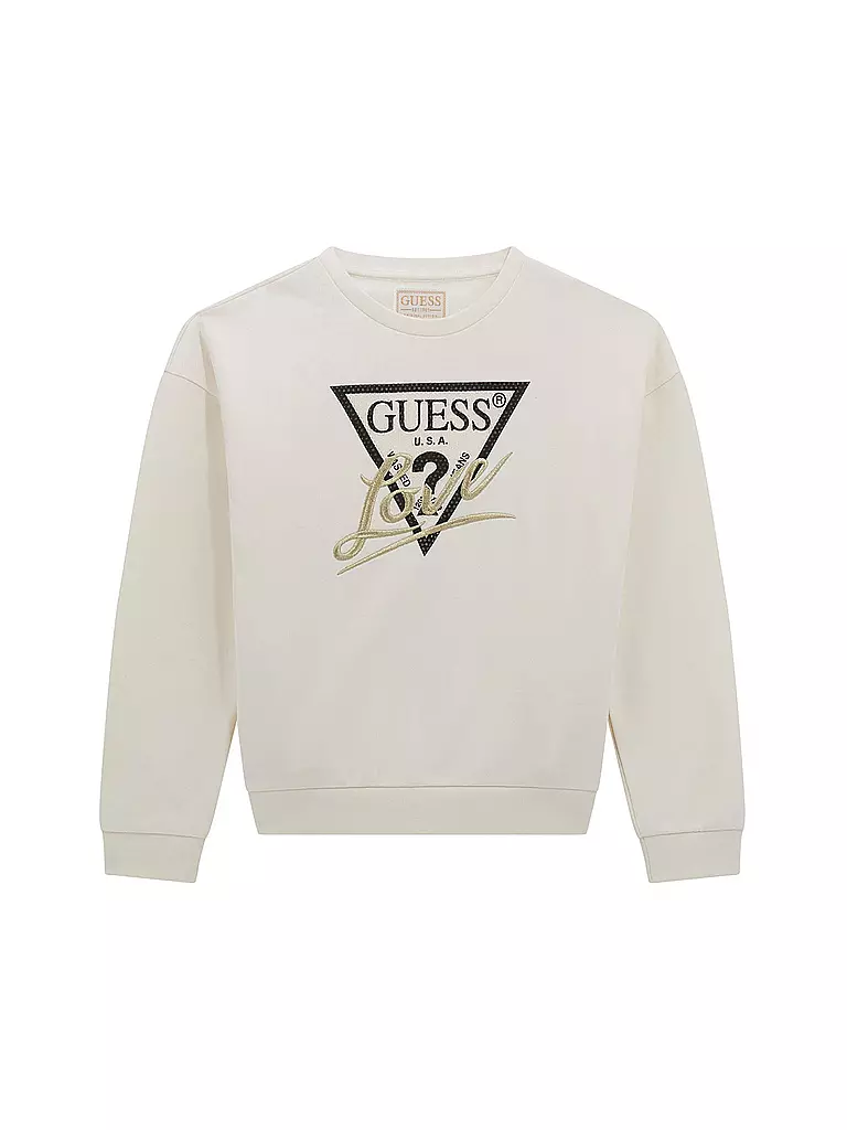 GUESS | Mädchen Sweater  | creme