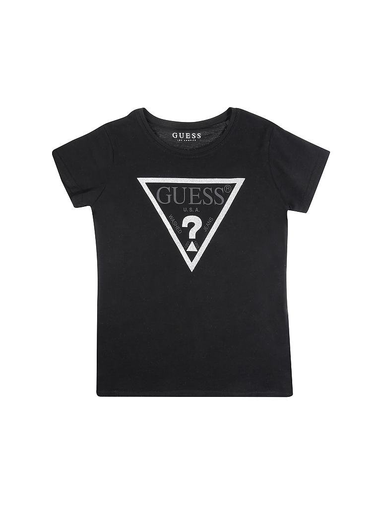 GUESS | Mädchen T-Shirt  | schwarz