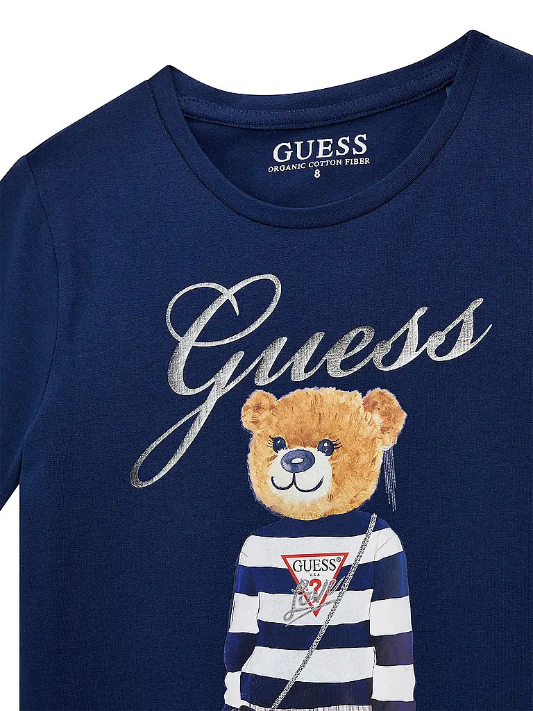 GUESS | Mädchen T-Shirt  | dunkelblau