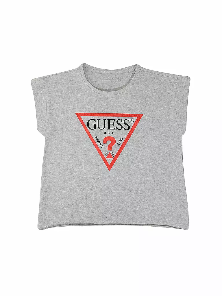 GUESS | Mädchen T-Shirt Cropped Fit | grau