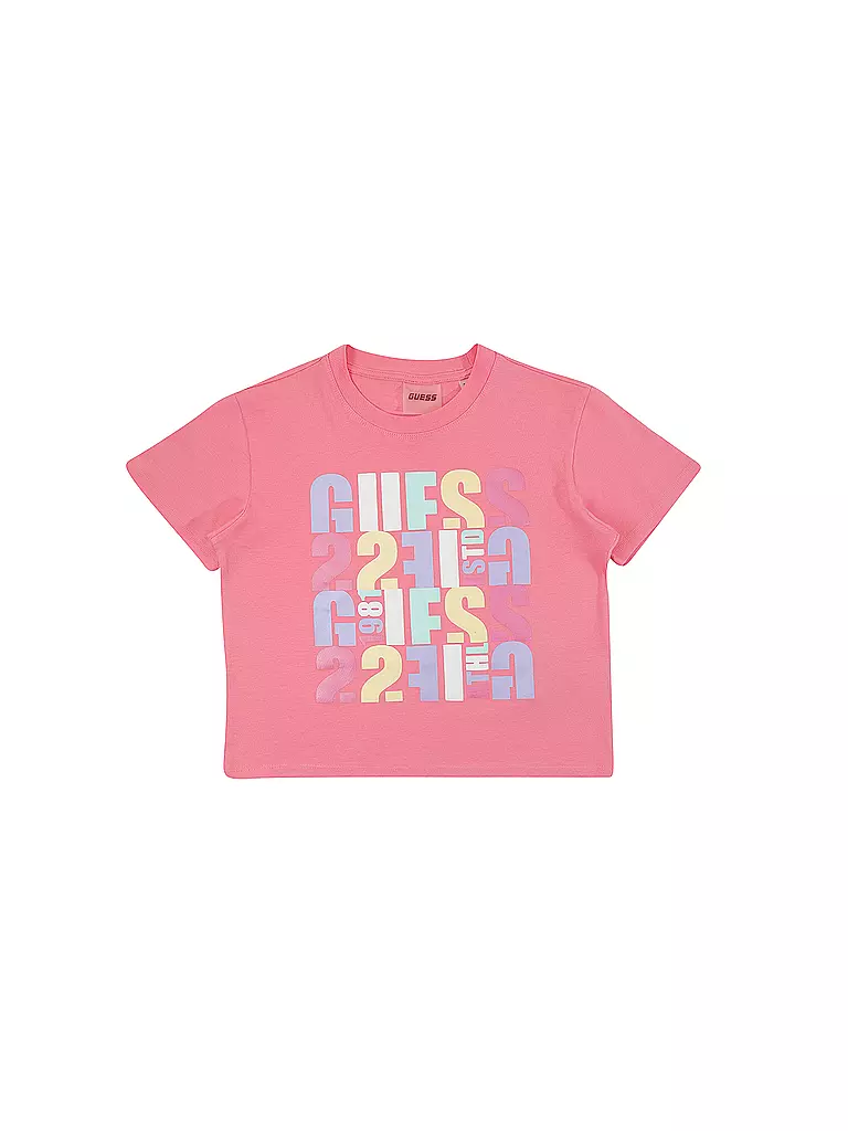 GUESS | Mädchen T-Shirt Cropped Fit | pink