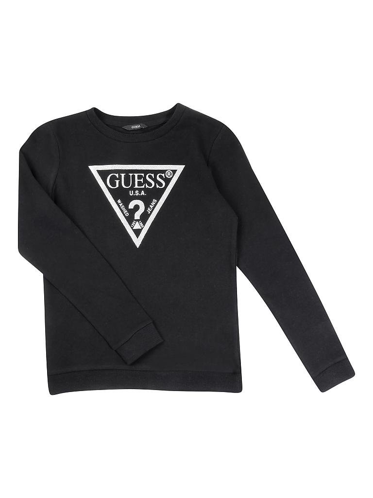 GUESS | Mädchen-Sweater  | schwarz