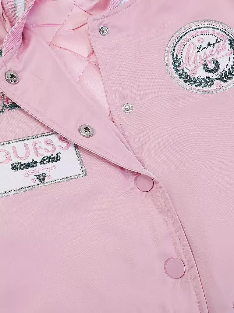 Was Können Sich 12 Jährige Mädchen Zum Geburtstag Wünschen GUESS Mädchen Jacke rosa
