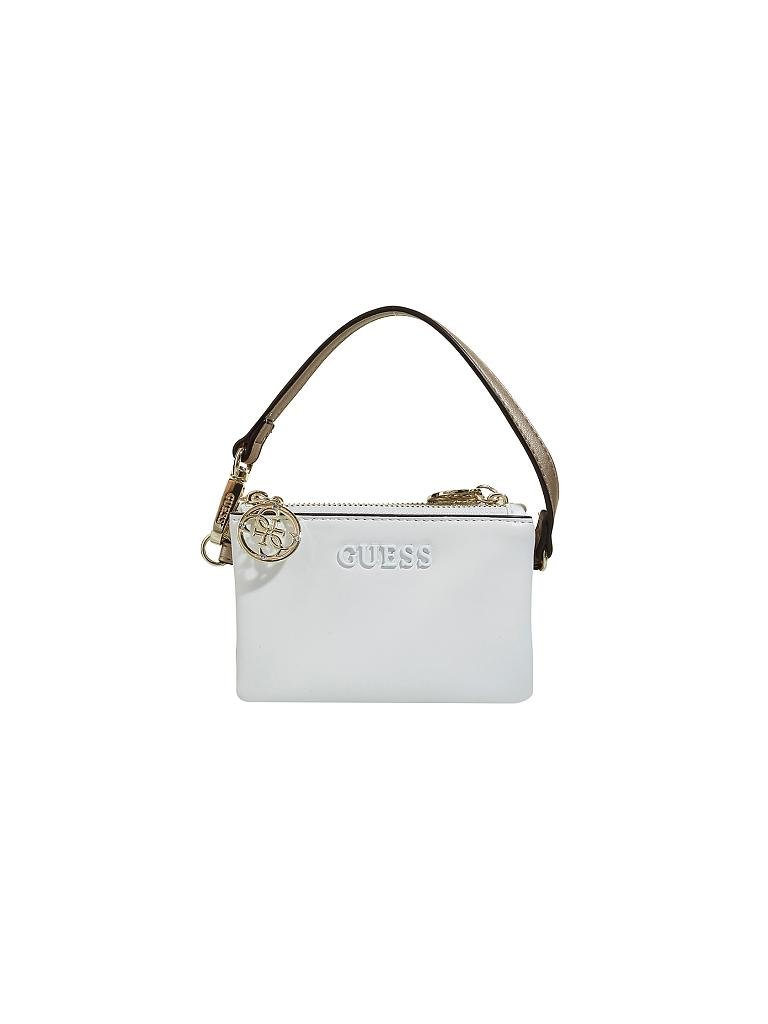 GUESS | Pouch Schlüsselanhänger Täschchen | silber