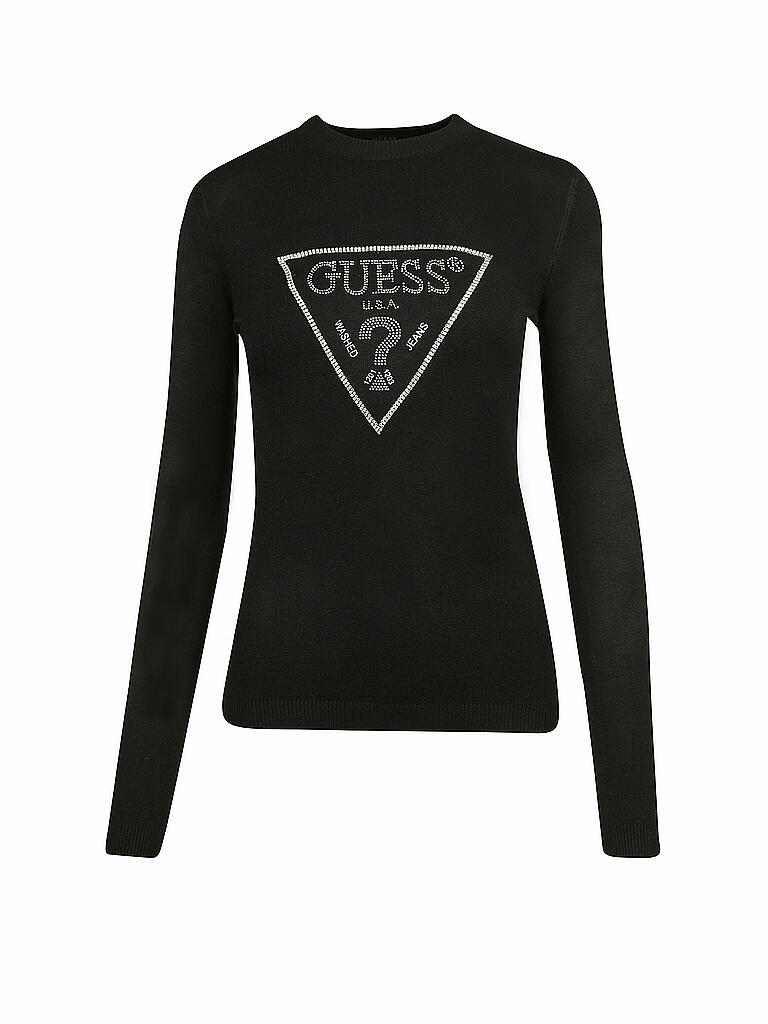 GUESS Pulli Mädchen Schwarz 12 Jahre - Langarm Pullover Für Teenager