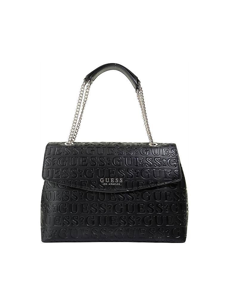 GUESS | Schultertasche "Robyn" | schwarz