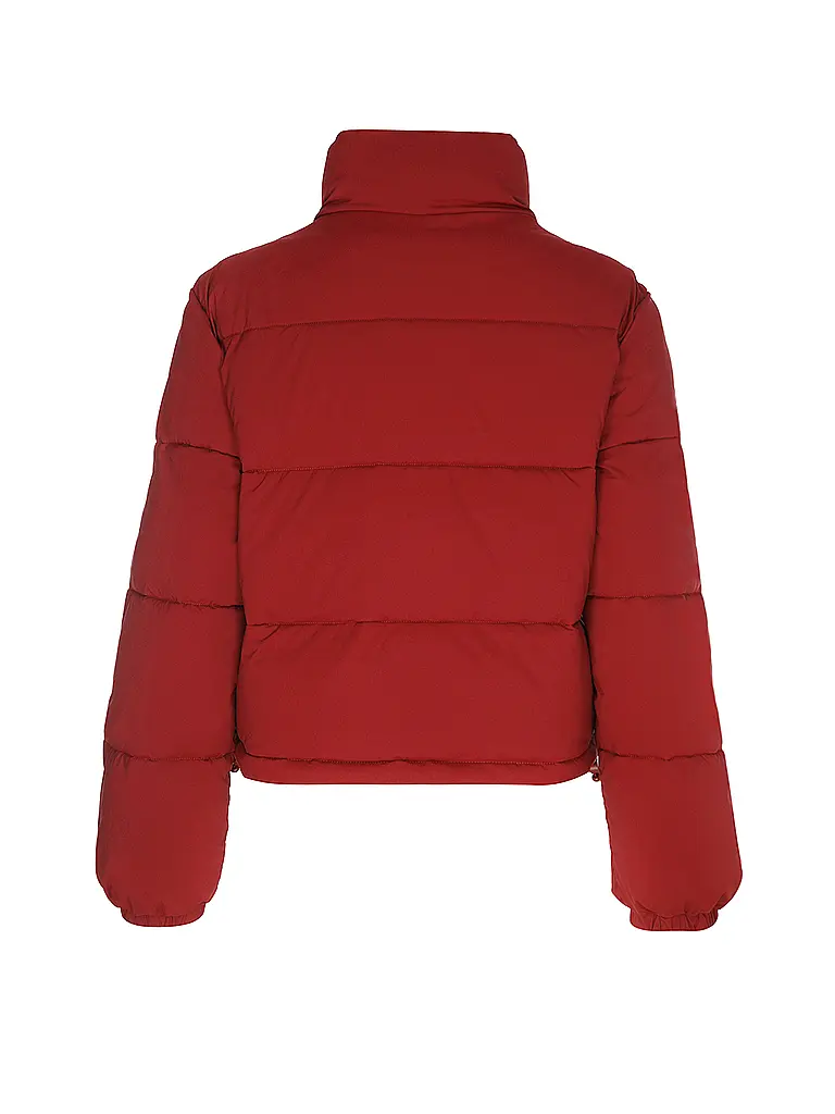GUESS | Steppjacke Cropped Fit | dunkelrot