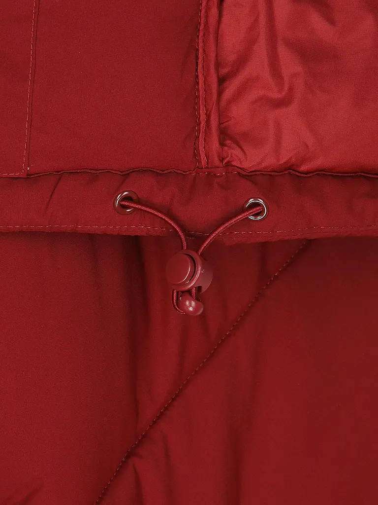 GUESS | Steppjacke Cropped Fit | dunkelrot