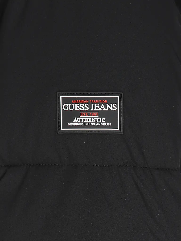 GUESS | Steppmantel | schwarz
