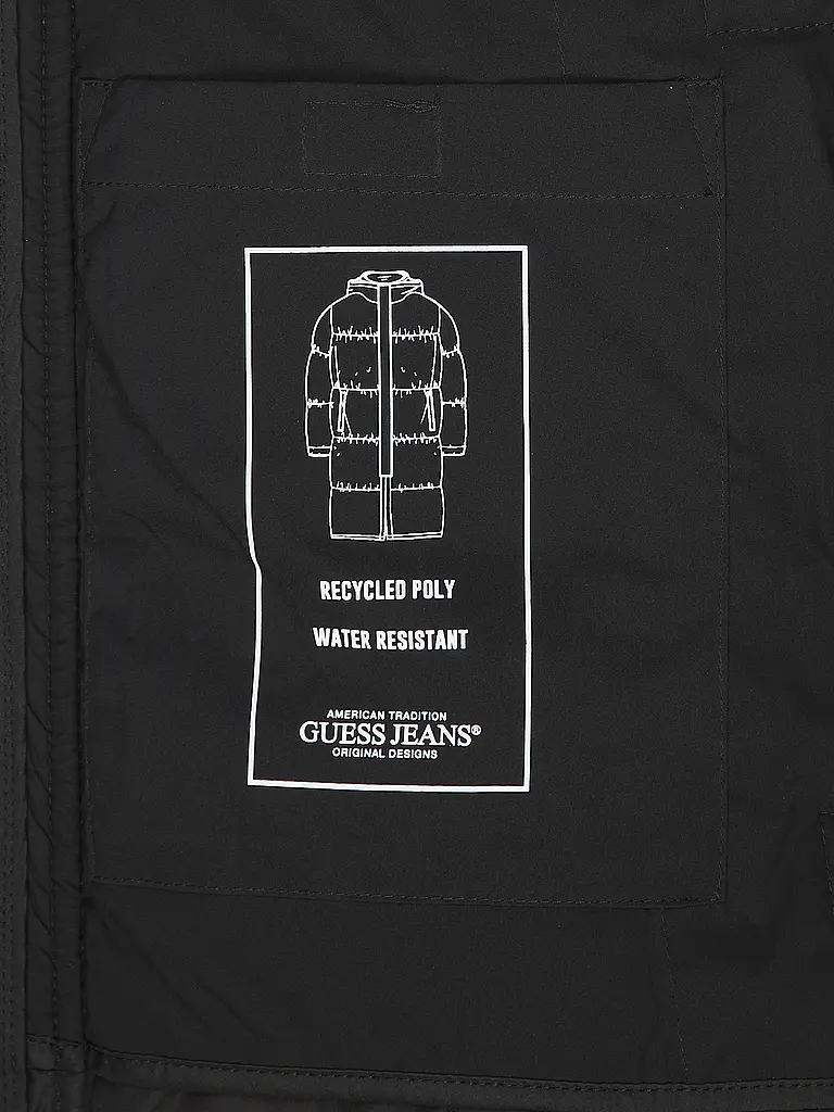 GUESS | Steppmantel | schwarz