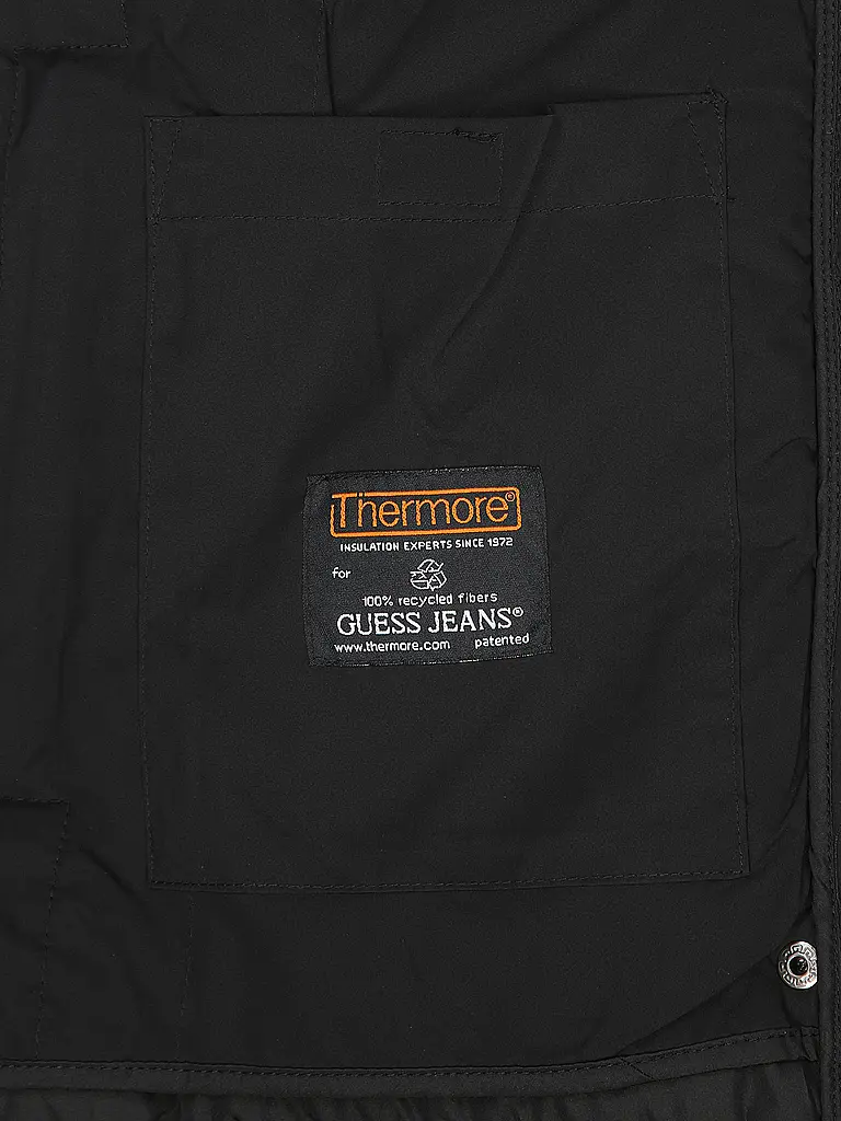 GUESS | Steppmantel | schwarz