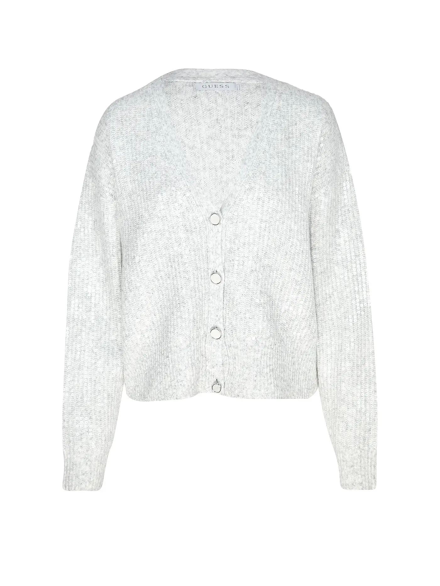 GUESS | Strickjacke | hellgrau