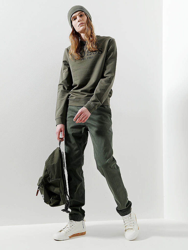 GUESS | Sweater | olive