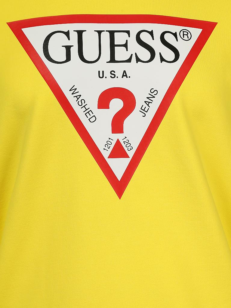 GUESS | Sweater | gelb