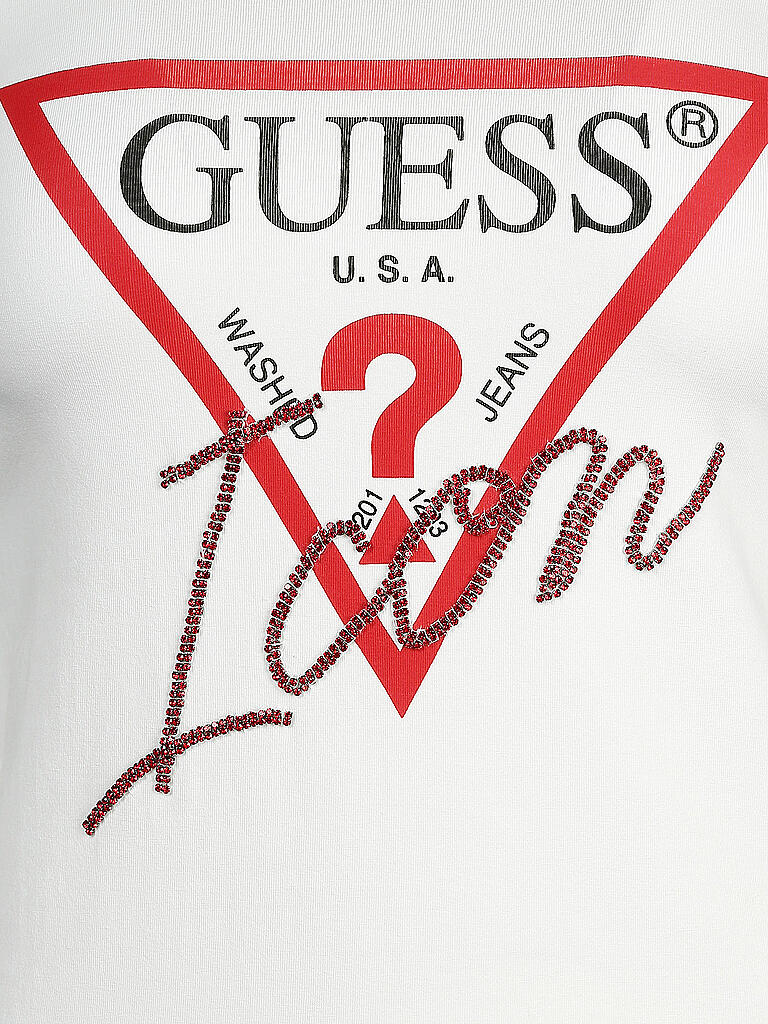 GUESS | T-Shirt "Icon" | weiß