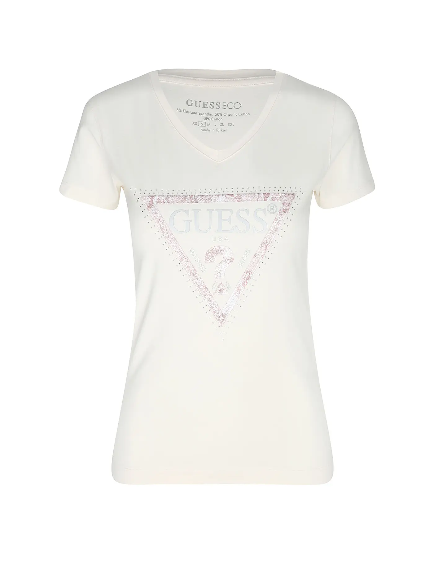 GUESS | T-Shirt  | creme