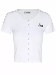 GUESS | T-Shirt  | weiss