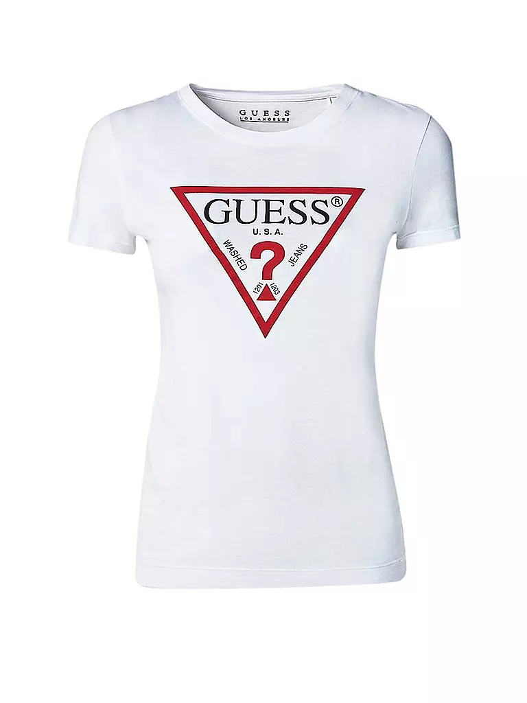 GUESS | T-Shirt  | weiß