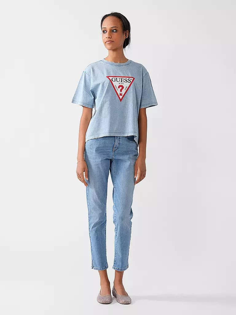 GUESS | T-Shirt  | hellblau