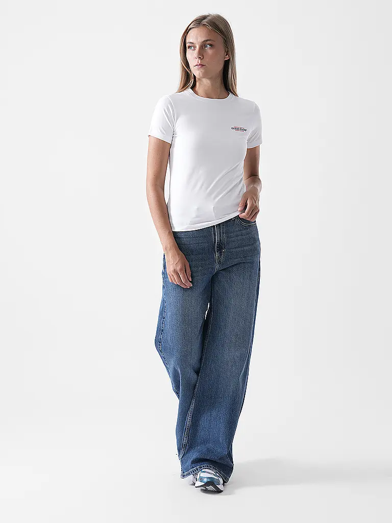 GUESS | T-Shirt  | weiss