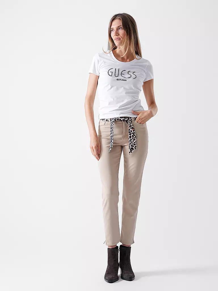 GUESS | T-Shirt  | weiss