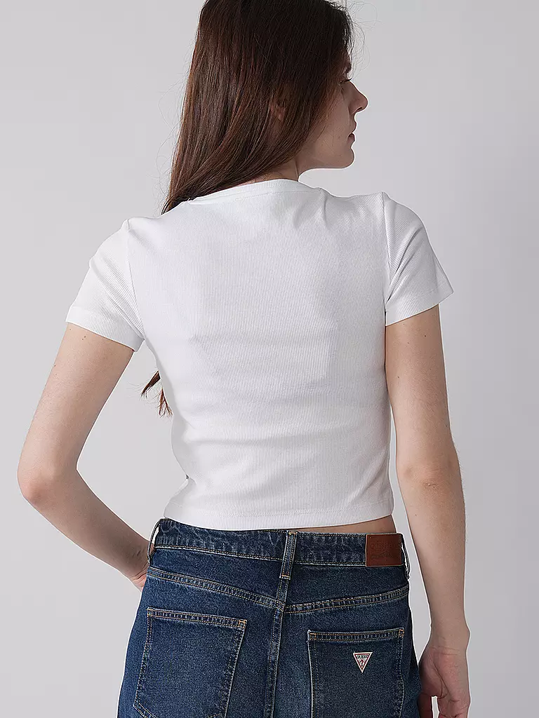 GUESS | T-Shirt  | weiss