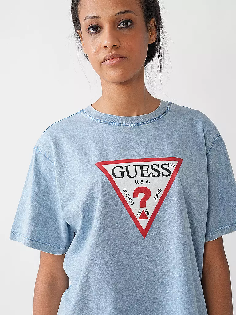 GUESS | T-Shirt  | hellblau